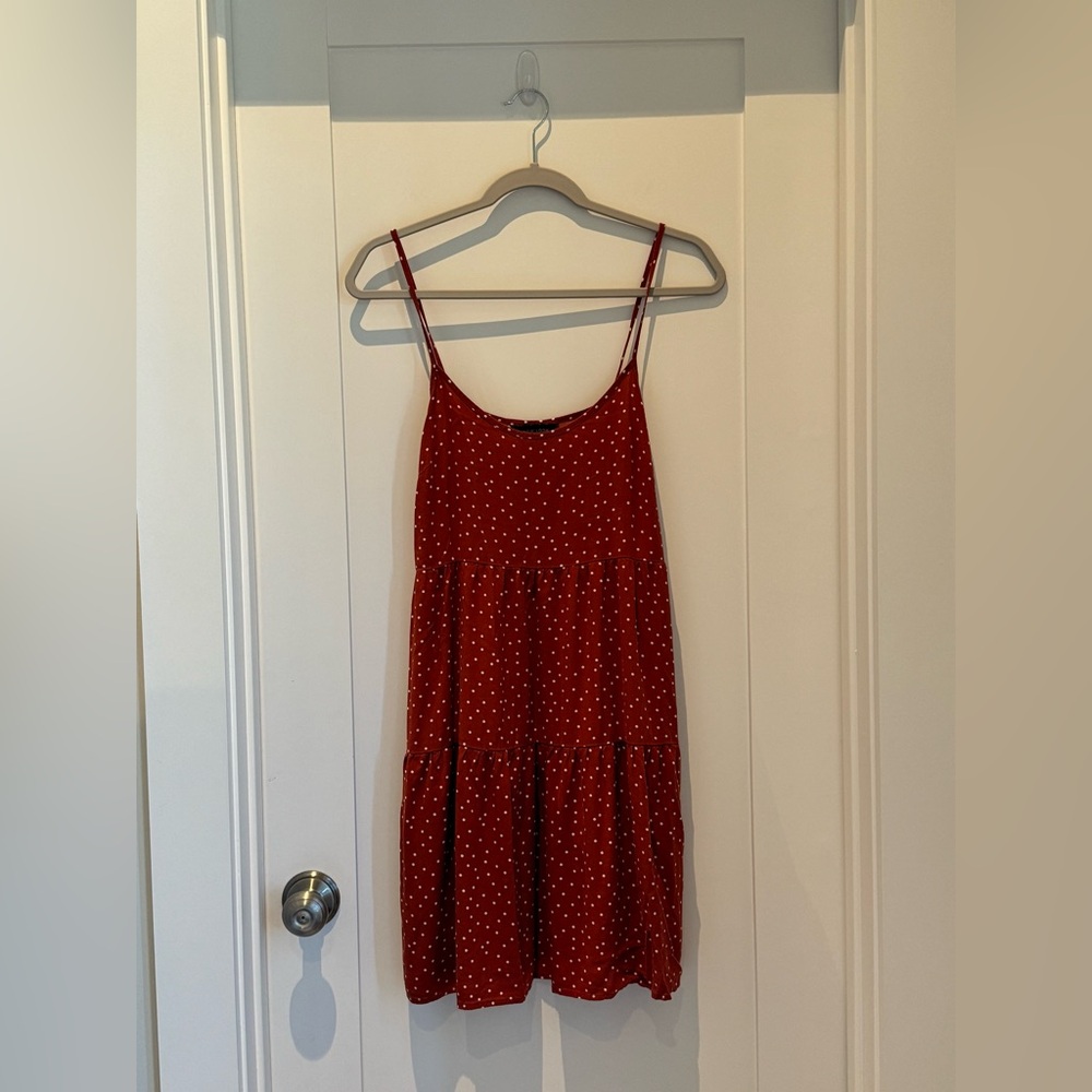 New Look Red Polka Dot Dress
